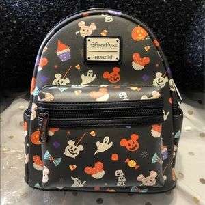 Halloween snacks mini backpack Disney loungefly